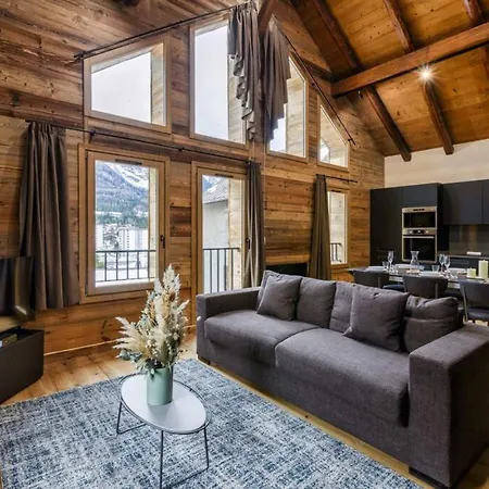 Ocma5 Somptueux 6pax Vue Mtblanc Parking Apartmán Chamonix